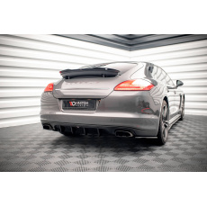 Maxton Design vložka zadního nárazníku pro Porsche Panamera 970 Diesel, 970 Standard, černý lesklý plast ABS Maxton Design vložka zadního nárazníku pro Porsche Panamera 970 Diesel, 970 Standard, černý lesklý plast ABS