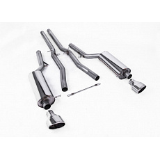 Milltek Sport výfukový systém cat-back bez rezonátoru (hlasitější) pro Audi RS6 C5 V8 Bi-Turbo Sedan/Avant 2002-2004, typ koncovek: oválná leštěná Milltek Sport výfukový systém cat-back bez rezonátoru (hlasitější) pro Audi RS6 C5 V8 Bi-Turbo Sedan/Avant 2002-2004, typ koncovek: oválná leštěná