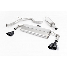 Milltek Sport homologovaný výfuk cat-back s rezonátorem pro Seat Leon Cupra 290 3/5-dvéř. Hatch (s GPF/OPF) 2019-2020, GT-80 dvojité černé koncovky