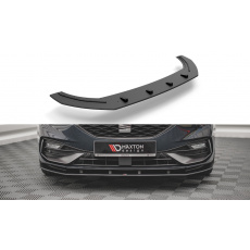 Maxton Design "Street Pro" spoiler pod přední nárazník pro Seat Leon FR Mk4, plast ABS bez povrchové úpravy, s červenou linkou Maxton Design "Street Pro" spoiler pod přední nárazník pro Seat Leon FR Mk4, plast ABS bez povrchové úpravy, s červenou linkou