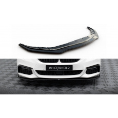 Maxton Design spoiler pod přední nárazník ver.2 pro BMW řada 5 G30, G31, černý lesklý plast ABS Maxton Design spoiler pod přední nárazník ver.2 pro BMW řada 5 G30, G31, černý lesklý plast ABS