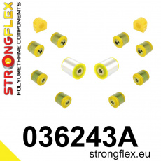 036243A: Strongflex Sada silentbloků zadního zavěšení varianta SPORT 036243A: Strongflex Sada silentbloků zadního zavěšení varianta SPORT