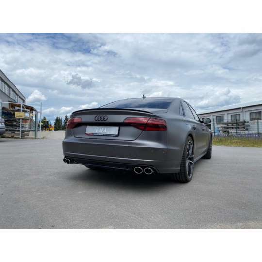 Fox Sportauspuff koncový tlumič výfuku s koncovkou 2x106x71 Typ 38 na obou stranách pro Audi S8 4H 2012- s motorem 4.0