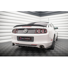 Maxton Design vložka zadního nárazníku pro Ford Mustang Mk5 Facelift, černý lesklý plast ABS Maxton Design vložka zadního nárazníku pro Ford Mustang Mk5 Facelift, černý lesklý plast ABS