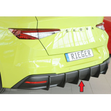 Rieger vložka zadního nárazníku pro Škoda Enyaq iV RS SUV (5AZ), plast ABS bez povrchové úpravy Rieger vložka zadního nárazníku pro Škoda Enyaq iV RS SUV (5AZ), plast ABS bez povrchové úpravy