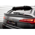 Maxton Design spodní prodloužení spoileru pro Audi SQ5 Mk2 Facelift, černý lesklý plast ABS, Sportback