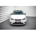 Maxton Design spoiler pod přední nárazník pro Seat Ibiza FR Mk4 Facelift SC, černý lesklý plast ABS