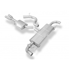 Fox Sportauspuff přední a koncový tumič výfuku s podtlakovou klapkou pro Audi TTRS 8J 2009-2014 s motorem 2.5