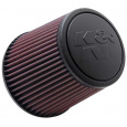 K&N univerzální kulatý zkosený filtr se vstupem 76 mm a výškou 152 mm, gumový vrchlík