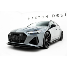Maxton Design spoiler pod přední nárazník ver.2 pro Audi RS7 C8, černý lesklý plast ABS Maxton Design spoiler pod přední nárazník ver.2 pro Audi RS7 C8, černý lesklý plast ABS