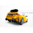 Maxton Design ''Street Pro'' difuzory pod boční prahy s křidélky pro BMW řada 1 F70, plast ABS bez povrchové úpravy, M-Pack, s červenou linkou