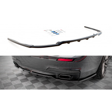 Maxton Design středový spoiler pod zadní nárazník s žebrováním pro BMW řada 7 F01 /M-Pack, černý lesklý plast ABS Maxton Design středový spoiler pod zadní nárazník s žebrováním pro BMW řada 7 F01 /M-Pack, černý lesklý plast ABS
