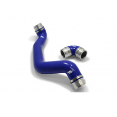 Samco Sport 2-dílná sada silikonových hadic pro vedení tlakového vzduchu pro Seat Ibiza FR 2003 - 2005 130 Tdi (BLT) (One hose in this kit replaces the 3 hoses from I/C ~ Throttle Body), barva: modrá