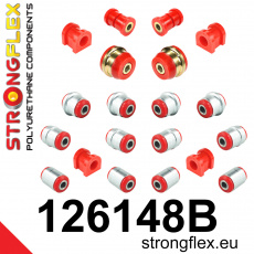 126148B: Strongflex Kompletní sada polyuretanových silentbloků pro zavěšení 126148B: Strongflex Kompletní sada polyuretanových silentbloků pro zavěšení