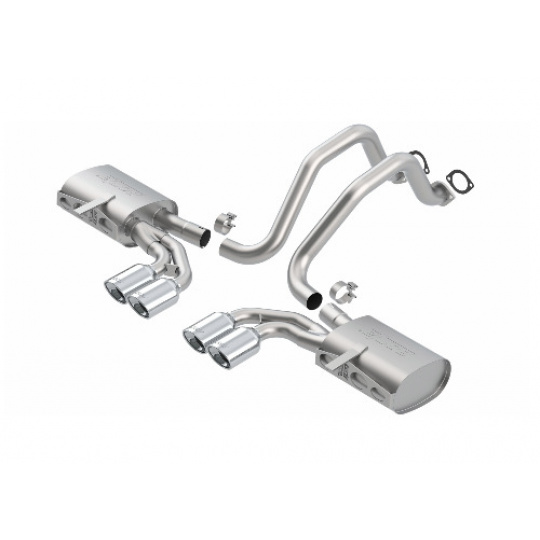 Borla Cat- Back výfukový systém "Touring" pro Chevrolet Corvette C5/C5 Z06 5,7l V8 RWD Coupé/Convertible, r.v. od 97-04