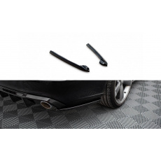 Maxton Design boční difuzory pod zadní nárazník ver.3 pro Audi A6 C7, černý lesklý plast ABS, Avant