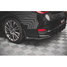 Maxton Design boční difuzory pod zadní nárazník pro Infiniti Q60 Mk2, černý lesklý plast ABS