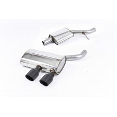 Milltek Sport výfukový systém cat-back s rezonátorem (tišší) pro Volkswagen Golf MK5 R32 3.2 V6 2005-2009, typ koncovek: GT-100 černé