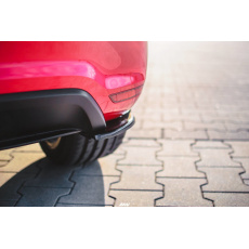 Maxton Design boční difuzory pod zadní nárazník pro Volkswagen Polo GTI Mk5, černý lesklý plast ABS