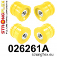 026261A: Strongflex Sada silentbloků zadního nosníku varianta SPORT