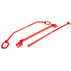 TA Technix rozpěrná tyč Audi A3 (8P, 2003-2013) přední + zadní (kompletní kit, červený)