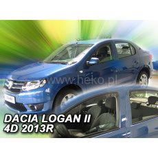 HEKO ofuky oken Dacia Logan II 4/5dv (od 2013) přední + zadní