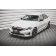 Maxton Design spoiler pod přední nárazník ver.2 pro BMW řada 3 G20, G21, černý lesklý plast ABS