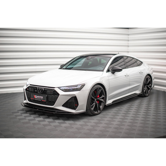 Maxton Design spoiler pod přední nárazník ver.2 pro Audi RS7 C8, černý lesklý plast ABS Maxton Design spoiler pod přední nárazník ver.2 pro Audi RS7 C8, černý lesklý plast ABS