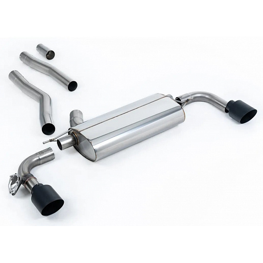 Milltek Sport výfukový systém OPF/GPF Back pro BMW řada 1 128ti 5-dvéř. (F40 s OPF/GPF) 2021-2024, GT-115 černé koncovky