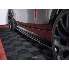 Maxton Design difuzory pod boční prahy pro BMW řada 1 E81, E87, černý lesklý plast ABS