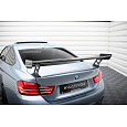 Maxton Design zadní křídlo s široce rozkročenými držáky pro BMW řada 4 F32, F32 M-Pack, pravý karbon