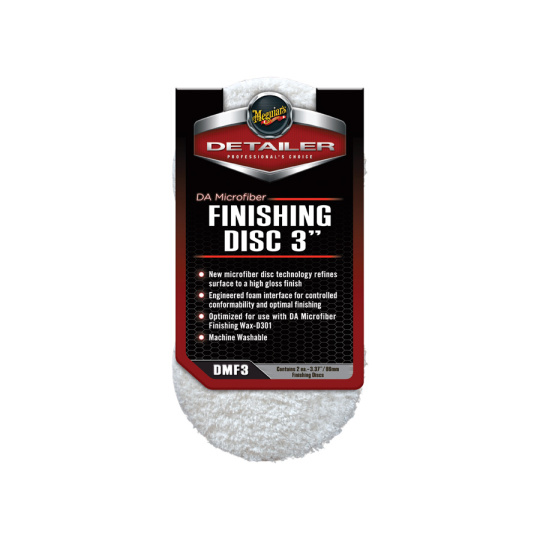 Meguiar's DA Microfiber Finishing Disc 3" - finišovací mikrovláknový kotouč, 3palcový (2 kusy)