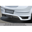 Rieger spoiler pod zadní nárazník pro Opel Astra H 5-dvéř., hatchback, notchback r.v. 03/04-, plast ABS bez povrchové úpravy, pro dvojitou koncovku vlevo