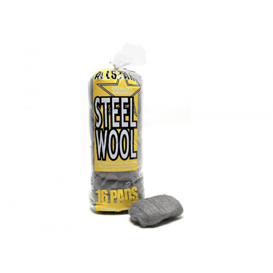 Super Fine Steel Wool - Pack of 16 - ocelová vlna pro leštění kovů, super jemná, 16 ks