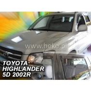 HEKO ofuky oken Toyota Highlander USA 5dv (2001-2007) přední + ztadní