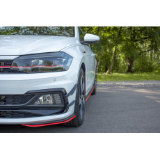 Maxton Design spoiler pod přední nárazník ver.5 pro Volkswagen Polo GTI Mk6, černý lesklý plast ABS Maxton Design spoiler pod přední nárazník ver.5 pro Volkswagen Polo GTI Mk6, černý lesklý plast ABS