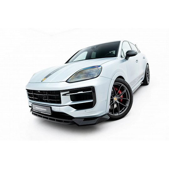 Maxton Design spoiler pod přední nárazník pro Porsche Cayenne GTS Mk3 Facelift Sport Pack Coupe, černý lesklý plast ABS Maxton Design spoiler pod přední nárazník pro Porsche Cayenne GTS Mk3 Facelift Sport Pack Coupe, černý lesklý plast ABS