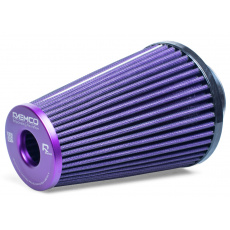 Raemco univerzální vzduchový filtr o délce 200 mm fialový se vstupem 77 mm s možností redukce na 70 nebo 63 mm Raemco univerzální vzduchový filtr o délce 200 mm fialový se vstupem 77 mm s možností redukce na 70 nebo 63 mm