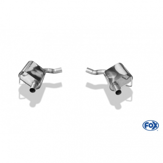 Fox Sportauspuff koncový tlumič výfuku pro Mercedes třída C 205 2014- s motorem 2.0, 3.0