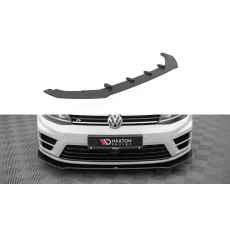 Maxton Design "Street Pro" spoiler pod přední nárazník ver.1 pro Volkswagen Golf R Mk7, plast ABS bez povrchové úpravy