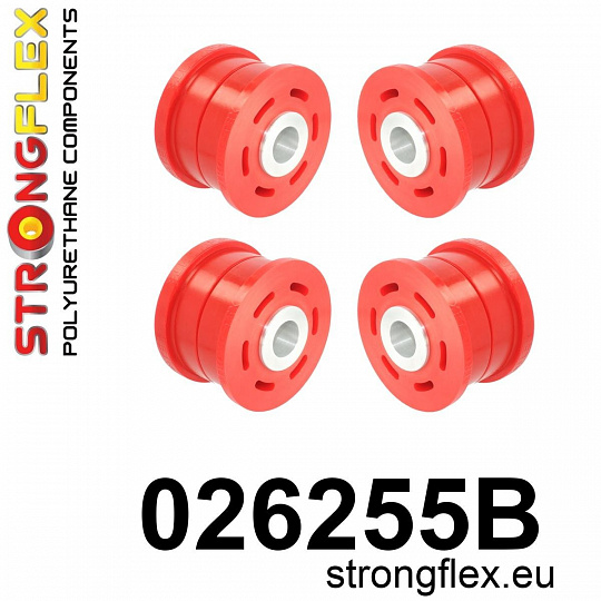 026255B: Strongflex Sada silentbloků zadního nosníku 026255B: Strongflex Sada silentbloků zadního nosníku