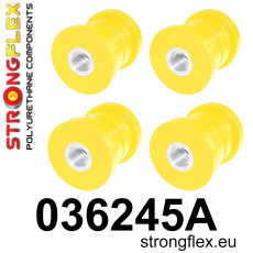 036245A: Strongflex Sada silentbloků zadního nosníku varianta SPORT 036245A: Strongflex Sada silentbloků zadního nosníku varianta SPORT