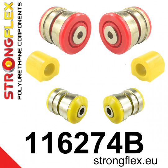 116274B: Strongflex Sada silentbloků předního zavěšení