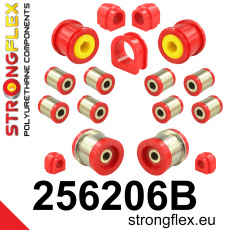 256206B: Strongflex Kompletní sada silentbloků pro zavěšení od 05 / 2003 256206B: Strongflex Kompletní sada silentbloků pro zavěšení od 05 / 2003