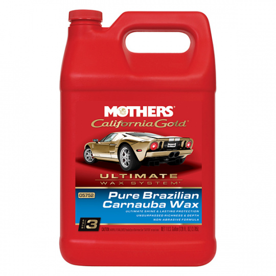 Mothers California Gold Pure Brazilian Carnauba Wax - neabrazivní karnaubský vosk - tekutý, 3,785 l (krok 3)