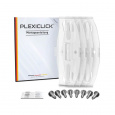 Průhledný držák RZ Plexiclick V1 Transparent, 2ks (110 mm)
