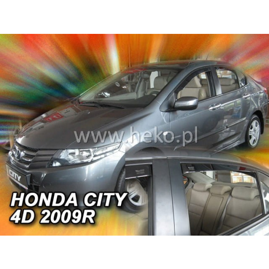 HEKO ofuky oken Honda City 4dv (od 2009) přední + zadní