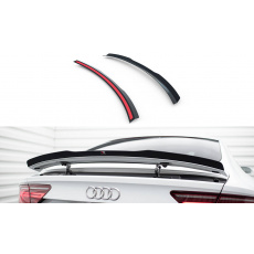 Maxton Design prodloužení spoileru pro Audi A7, S7 C7, C7 FL, černý lesklý plast ABS