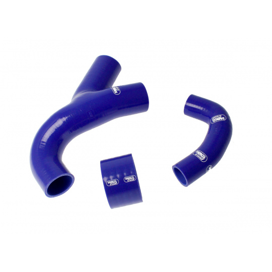 Samco Sport 3-dílná sada silikonových hadic pro vedení tlakového vzduchu pro Subaru Impreza GC8 1997-1999 Turbo verze 3 a 4 (WRX), barva: modrá