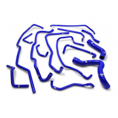 Samco Sport 14-dílná sada silikonových hadic pro vedení chladicí kapaliny pro Renault 5 GT Turbo 1985 - 1991, barva: modrá